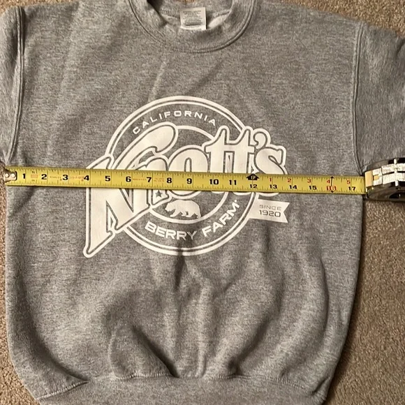 KNOTTS BERRY FARM KIDS HEATHER CREWNECK SWEATSHIRT SIZE MEDIUM - Picture 8 of 9